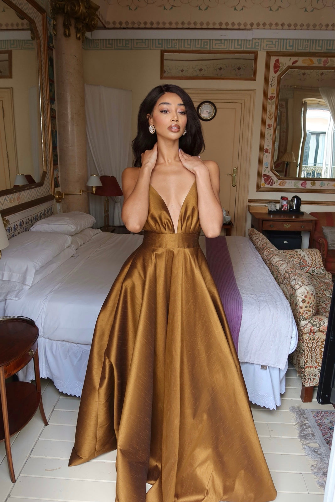 BRONZE PRINCESS DRESS